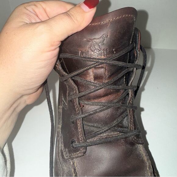 RED WING IRISH SETTER men’s classic leather lace up boots worn once 10.5D